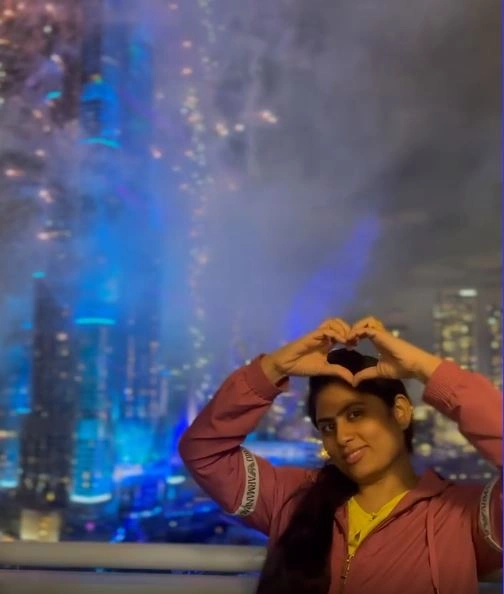 Dil Raju Enjoying Vacation in Dubai with his Wife Tejaswini Vygha and Son on New Year