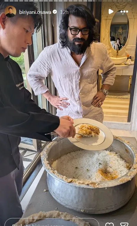 Biryani Festival in Ram Charan House