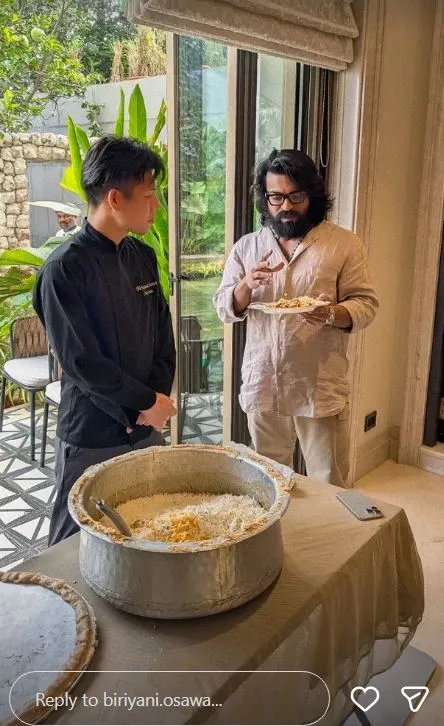 Biryani Festival in Ram Charan House